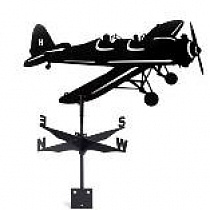 Флюгер Самолёт 700*435 мм чёрный RAL 9005 BORGE (60048)