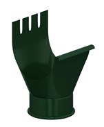 Воронка выпускная D150/100 (ПЛД-02-6005-0,6) цв. зеленый (55378)